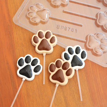 Forma De Chocolate - Forma Acetato Simples - Pirulito Pata Dog - BWB3558